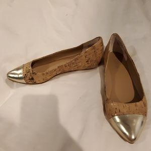 🌟Kenneth Cole Reaction Cork Loafers with Gold Toe